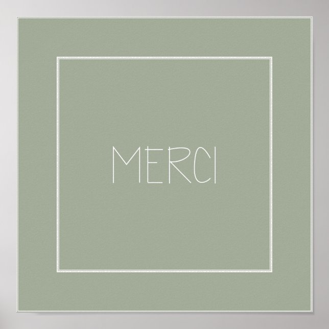 Poster MERCI - Merci - Français (Devant)