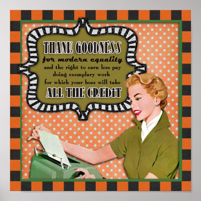 Poster Merci pour l'égalité moderne (Devant)