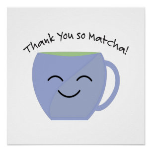 Poster Merci So Matcha