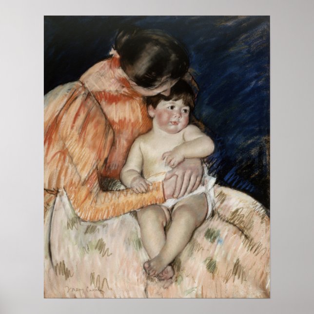 Poster Mère et enfant, années 1890 (Devant)