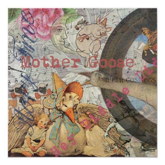 Poster Mère Goose Nursery Rhyme Fairy Tale (Devant)