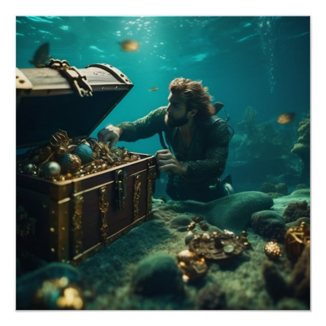 Poster Merfolk Merman (Devant)