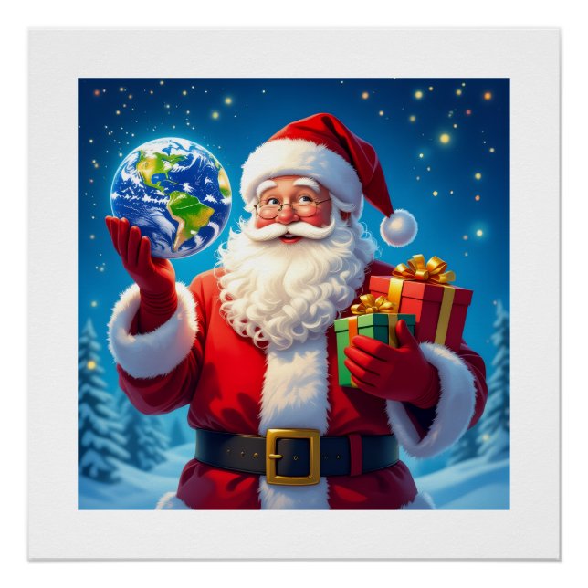 Poster „Merry Christmas“1 (Devant)