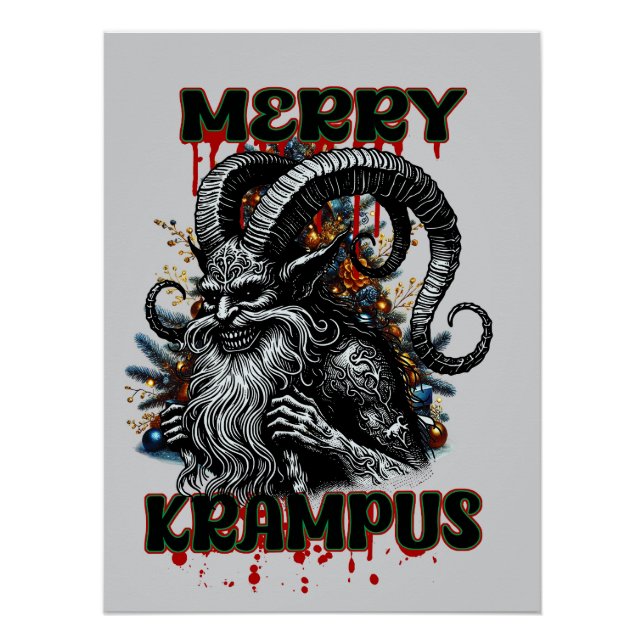 Poster Merry Krampus (Devant)