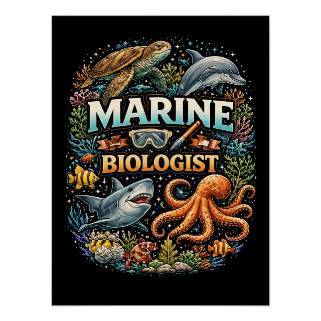 Poster Merveilles du monde sous-marin (Devant)