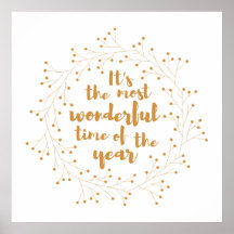 Merveilleuse couronne de Noël - or