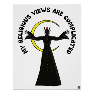 Poster Mes opinions religieuses sont compliquées 