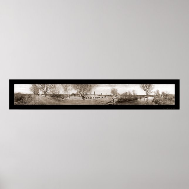 Poster Mesa AZ Irrigation Photo 1908 (Devant)