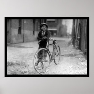 Poster Messenger Messenger Boy Waco, Texas 1913
