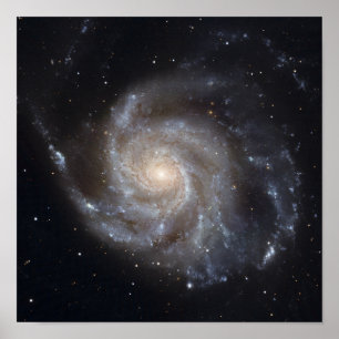 Poster Messier 101, la galaxie Pinwheel