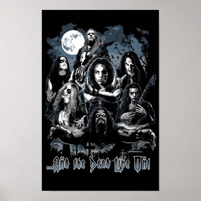 Poster Metal Legends - The Dead Live On! (Devant)