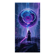 Poster Metamorfosis Sci-Fi - Guerrier futuriste