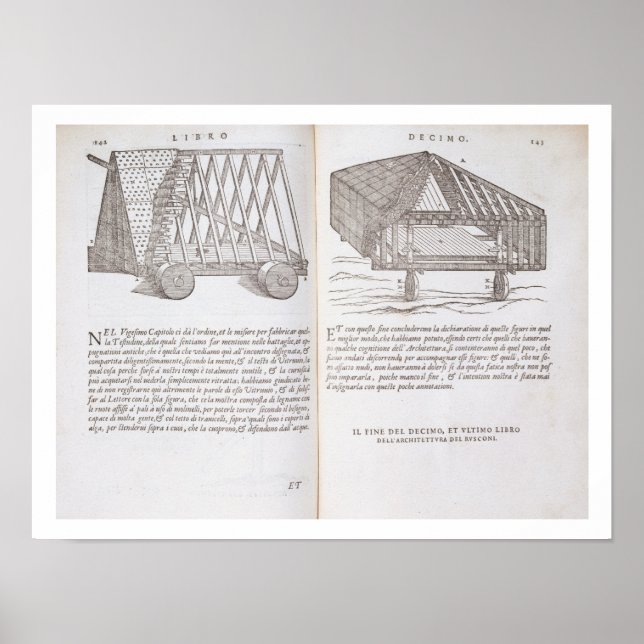 Poster Methods of transporting pre-fabricated roofs to th (Devant)
