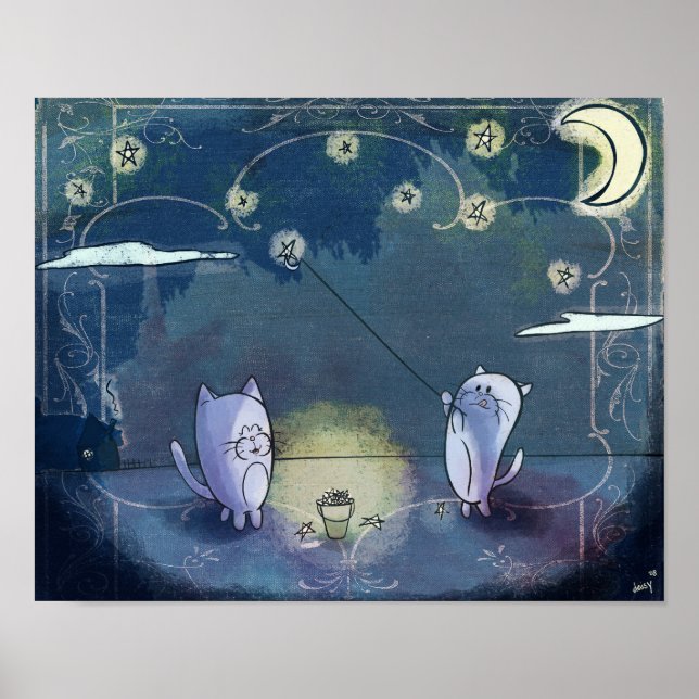 Poster Mettez les étoiles dans son ciel Imprimer (Devant)