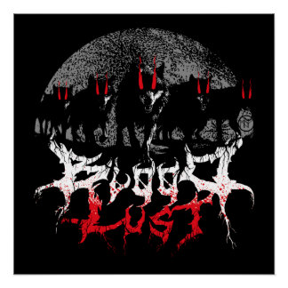 Poster Meute de loups assoiffés de sang