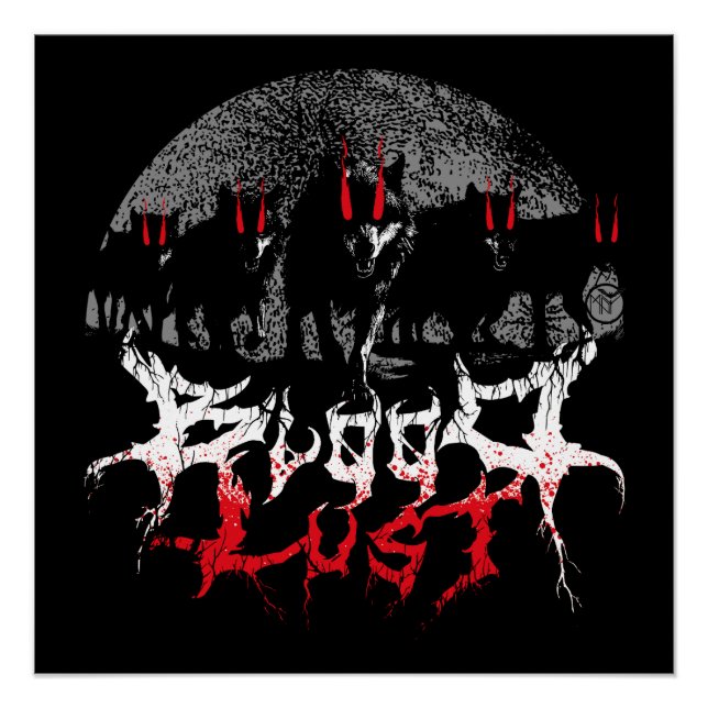 Poster Meute de loups assoiffés de sang (Devant)