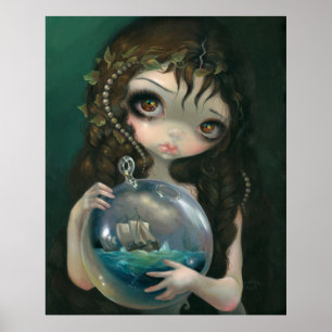 Poster Microcosm: Seascape ART PRINT Pop Surrealism