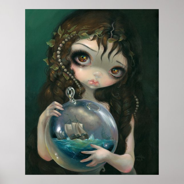 Poster Microcosm: Seascape ART PRINT Pop Surrealism (Devant)