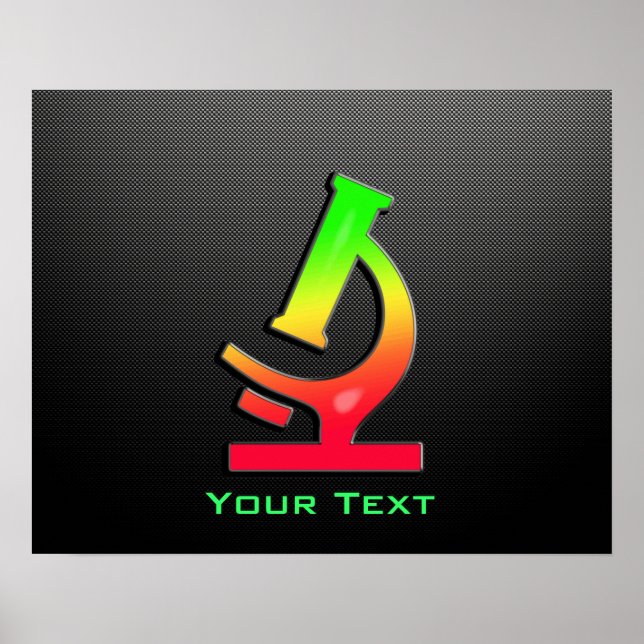 Poster Microscope élégant (Devant)