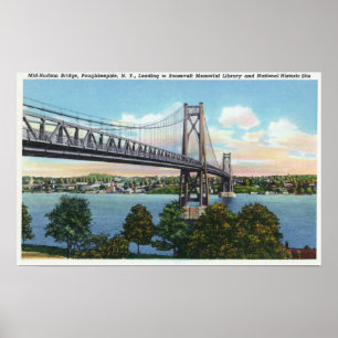 Poster Mid-Hudson Bridge to Roosevelt Nat'l Historic