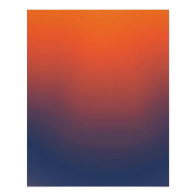 Poster Midnight Ember Gradient (Devant)