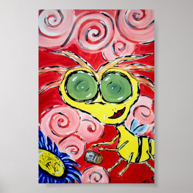 Poster Miel Bee (Devant)