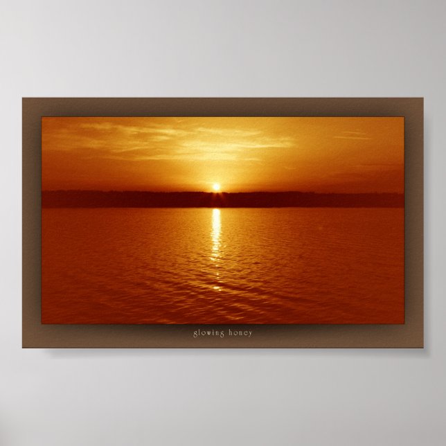 Poster miel brillant (Devant)