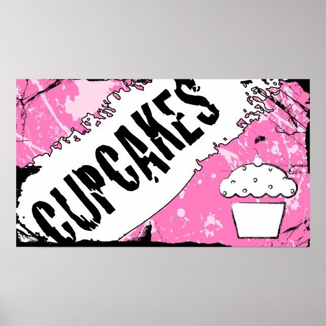 Poster miettes cupcakes (Devant)