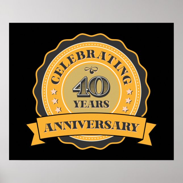 Poster mignon du 40e anniversaire (Devant)