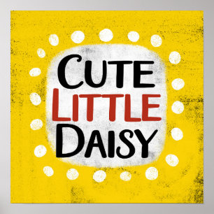 Poster mignon Little Daisy Wall Art