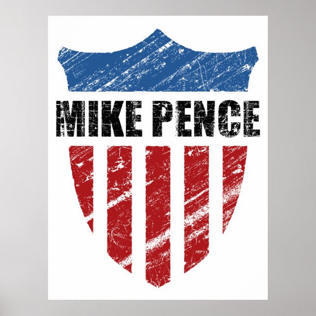 Poster Mike Pence Shield (Devant)