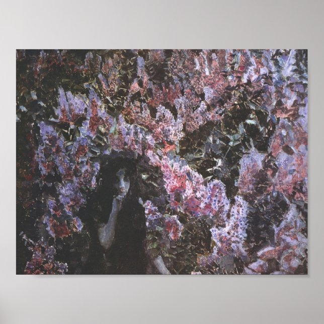 Poster Mikhail Vrubel - Les Lilacs (Devant)