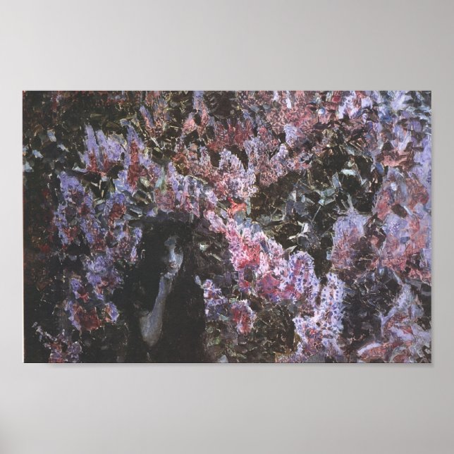 Poster Mikhail Vrubel - Les Lilacs (Devant)