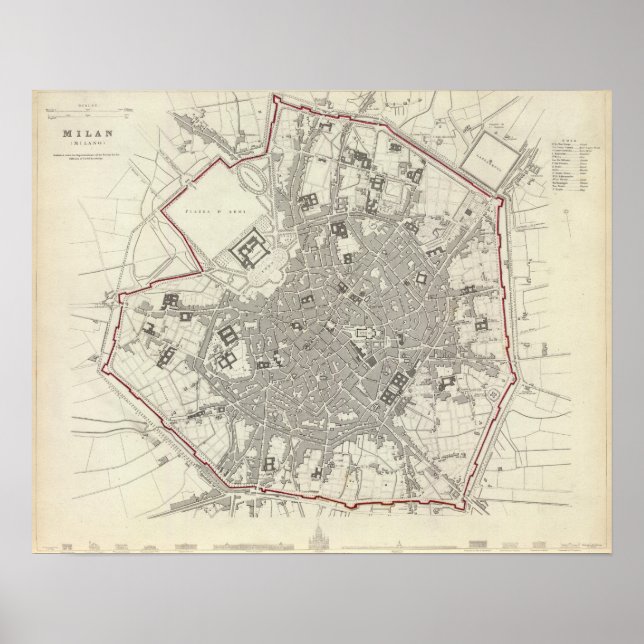 Poster Milan Milano (Devant)