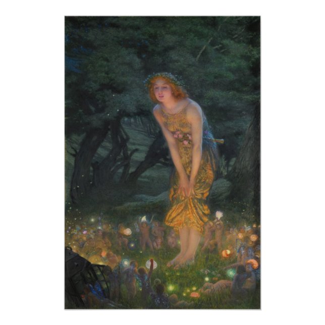 Poster Milieu de l'été Ève CC0353 d'Edouard Robert Hughes (Devant)