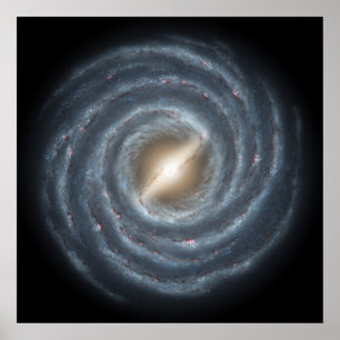 Poster Milky Way - voie lactée