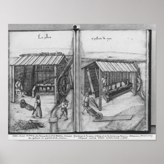 Poster Mine d'argent de La Croix-aux-Mines, Lorraine (Devant)