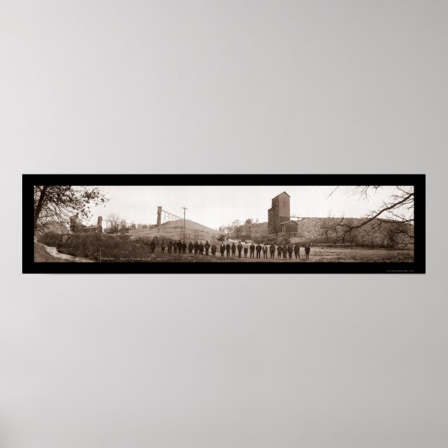 Poster Mineurs De Zinc, Photo 1915 De WI (Devant)