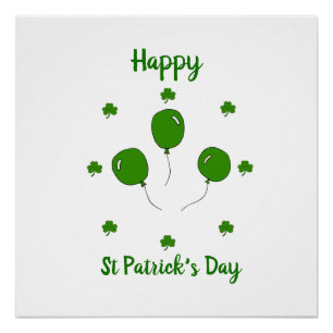 Poster Mini Mignonne Bonne St Patrick Joyeuse Journée