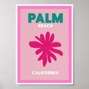 Poster Mini - Palm Beach Californie