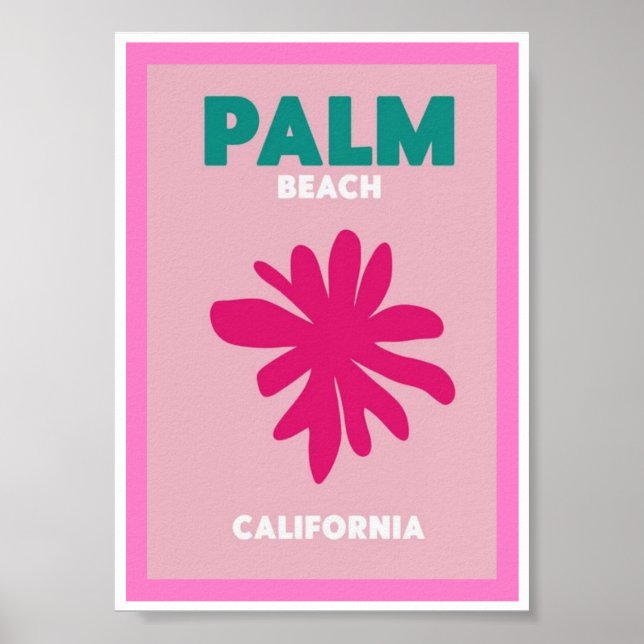 Poster Mini - Palm Beach Californie (Devant)
