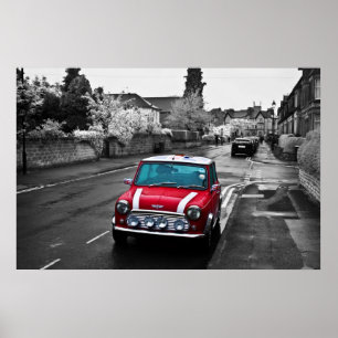 Poster Mini rouge étonnant