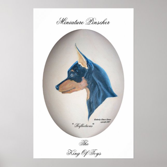 Poster Miniature de Pinscher (Devant)