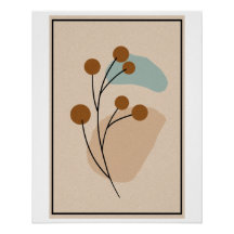 Minimaliste Abstrait Botanique Nature Esthétique