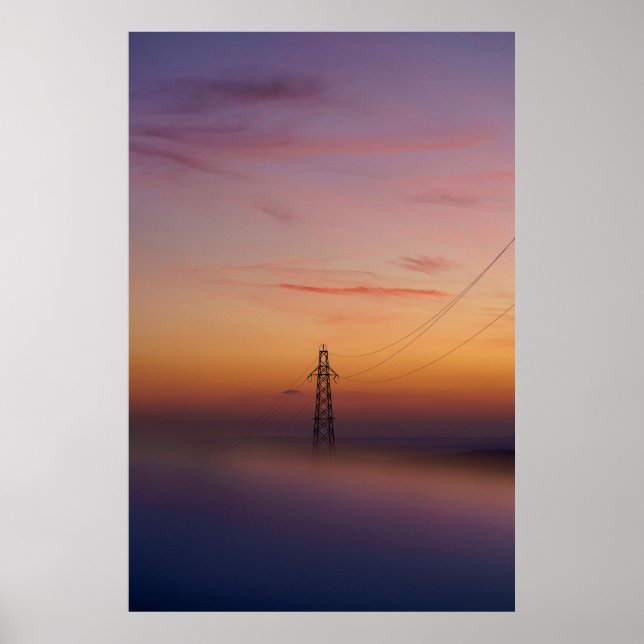 Poster minimaliste moderne Soft Minimalist Poster  (Devant)