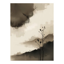 Poster minimaliste Zen japonais Calme Moderne