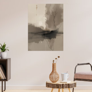 Poster minimaliste Zen japonais Calme Moderne