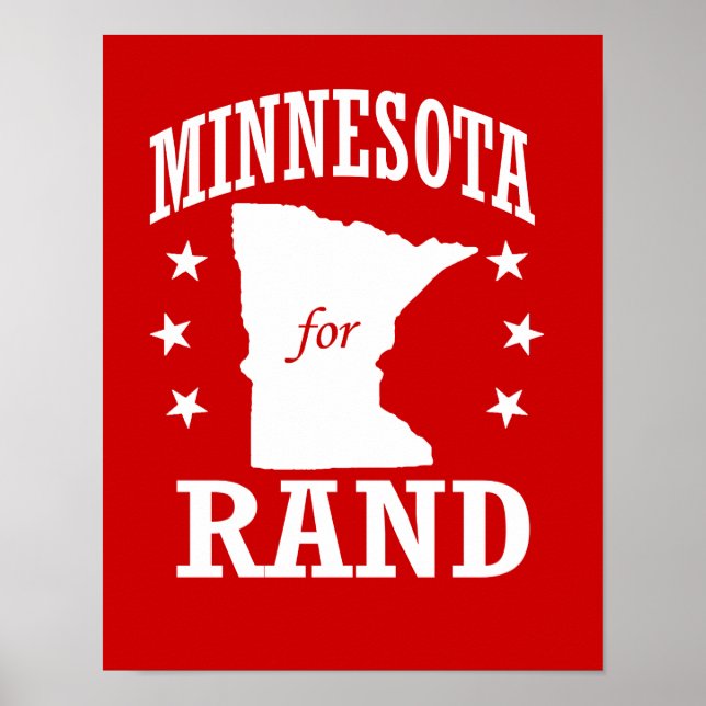 POSTER MINNESOTA POUR RAND PAUL (Devant)