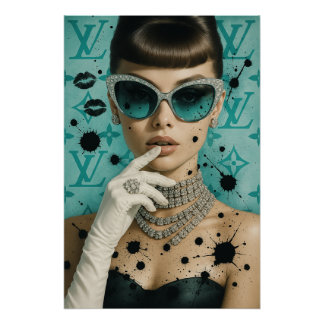 Poster Mint monogram