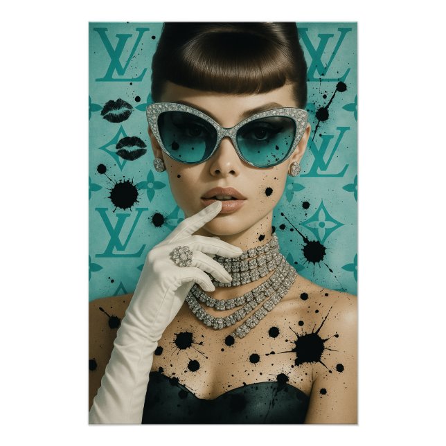 Poster Mint monogram (Devant)